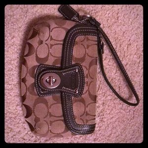 Coach women’s wristlet